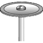 Minimo Electroplated Diamond Cutting Disc φ19 #170 MC1401 1 piece