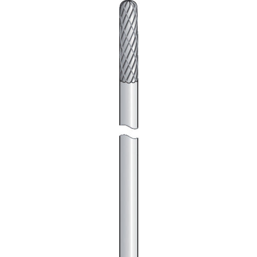 Minimo ロングシャフト超硬カッター 円柱先丸クロスカット 刃径Φ3 BC6015 1 本