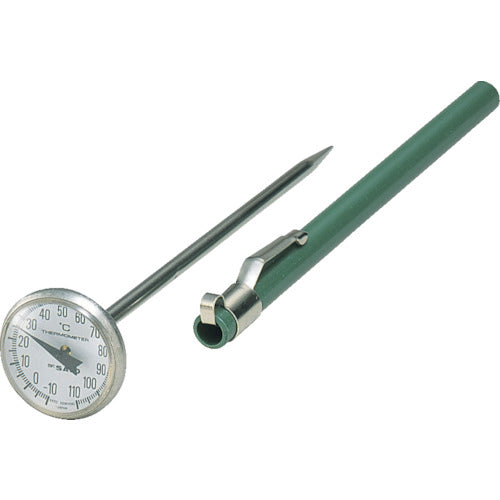 사토 포켓 바이메탈 온도계 -10~110℃ (2060-11) 2060-11 1개