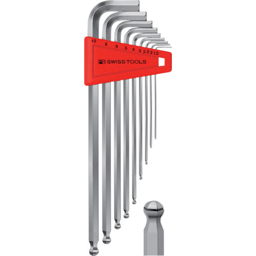 PB Swiss Tools Hexagonal Wrench Set with Hold Ring (Package not included) 212LRH-10 1 S