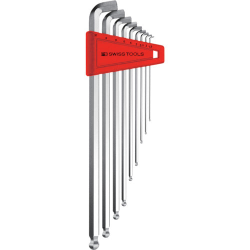 PBスイスツールズ 2212LH−10 ショートヘッド六角棒レンチセット(パッ 2212LH-10 1 S