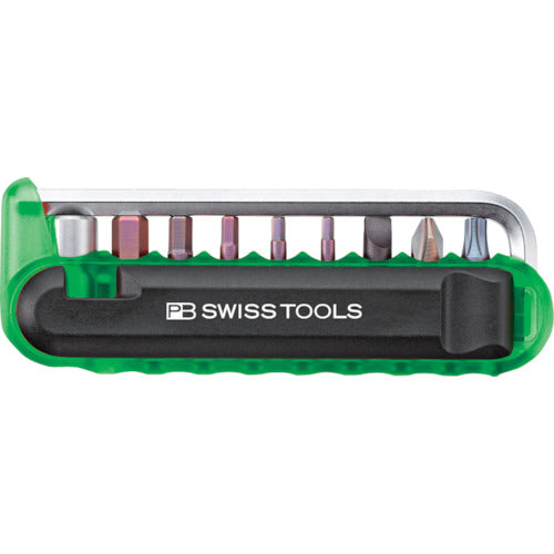 PB Swiss Tools 470 Bike Tool Set Green (Blister Pack) 470GREENCN 1 Set