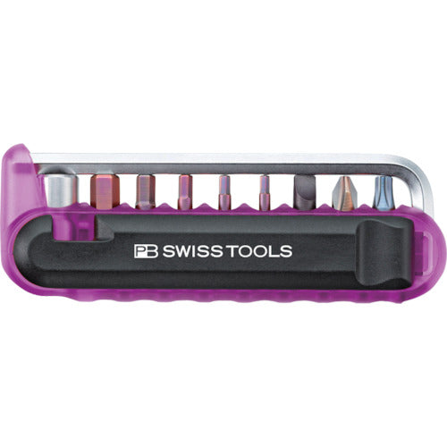 PB Swiss Tools 470 Bike Tool Set Purple (Blister Pack) 470PURPLECN 1 Set