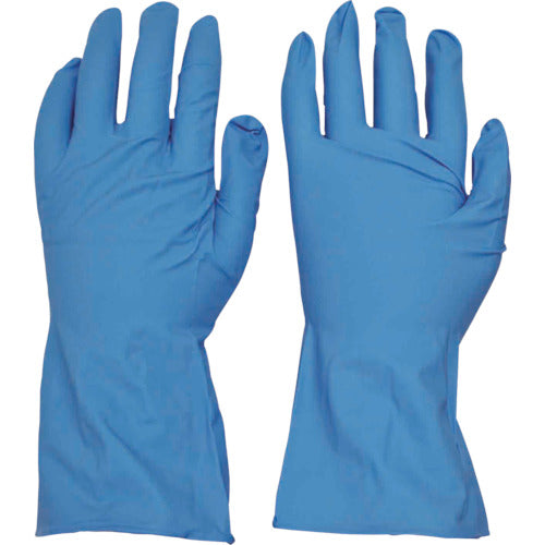 Dunlop B-133 Nitrile Rubber Thin Gloves No Fleece Lining M Blue 6346 1 Pair