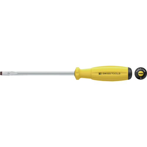 PB Swiss Tools SwissGrip Flathead Screwdriver Total Length 160 Suitable Screw M1.6 8100-0-80ESD 1 Piece