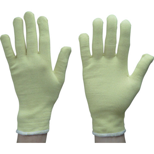 トワロン まとめ買い 耐切創手袋 アラミド繊維下履き手袋 (10双入) 889-10P 1 袋