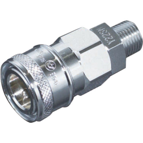 Yamato Metal Coupling BLY Series Coupling Socket (for female thread installation) Mating installation size Rc1/2 Mating hose size Rc1/2mm BLY24-SM 1 pc