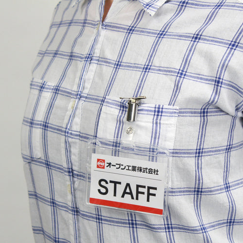 OP Tag Name Tag Metal Clip Dual Use Business Card Size (10 pcs) NT-6 1 bag