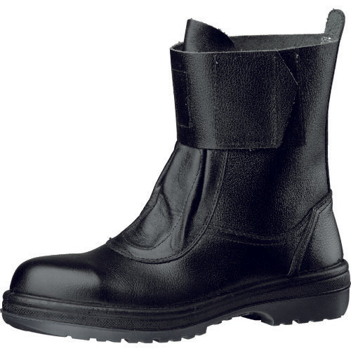 Midori Anzen New Rubber Double-Layer Sole Safety Shoes for Hot Work RT173N Black 27cm RT173N-27.0 1 pair