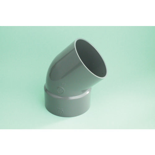 トーエー VU継手 45°片受エルボ 50 VU45KL50 1 個