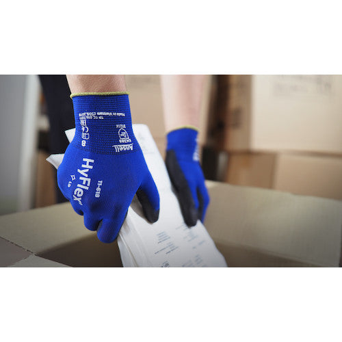 アンセル ウレタン背抜手袋 ハイフレックス 11−618 XLサイズ 11-618-10 1 双