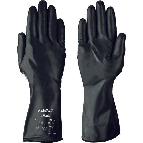 Ansell Chemical Resistant Gloves Alphatec 38-612 L Size 38-612-9 1 pair