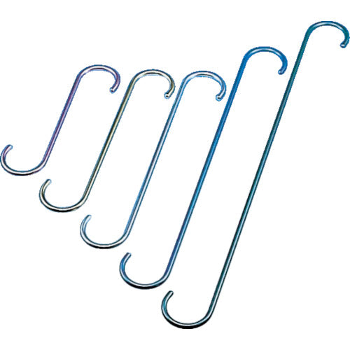 Mizumoto Fancy S Hook Straight (Brown) Total Length 200mm ALS-200BN 1 pc