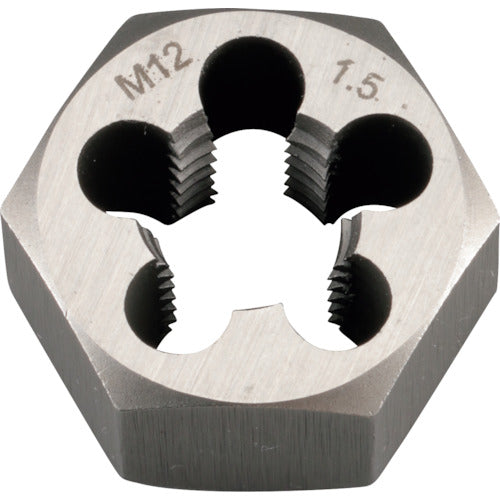 Thread Master Hexagonal Die M12 x 1.5mm Hexagonal Size 24mm (Alloy Tool Steel) 22241 1 piece