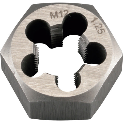 Thread Master Hexagonal Die M12 x 1.25mm Hexagonal Size 24mm (Alloy Tool Steel) 22242 1 piece