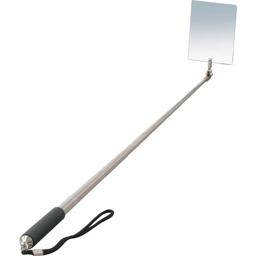 BERUF ステンレス検査鏡 75×100mm 伸縮自在 34348 1 個