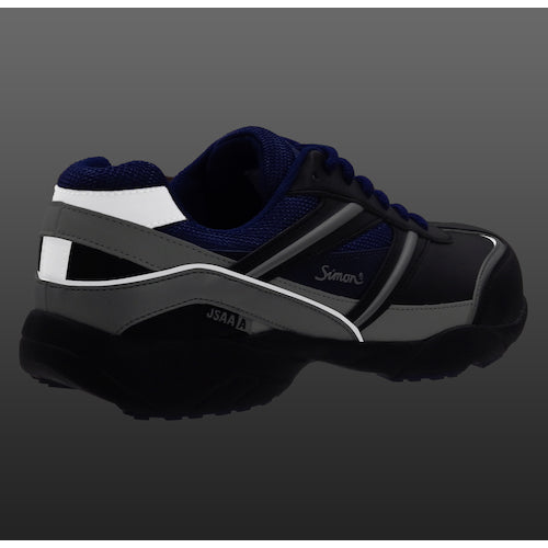 シモン プロテクティブスニーカー KA211ホワイト/ブルー 25.5cm KA211W/BU-25.5 1 足