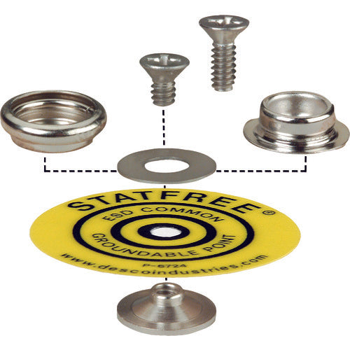 DESCO Mat Fasteners Common Set 10mm 09864 1 S