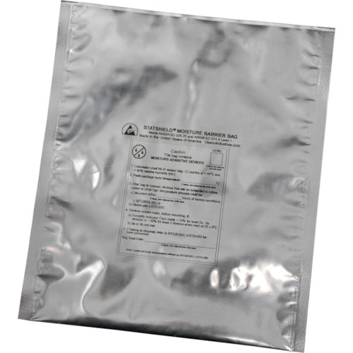 DESCO ESDバッグ、防湿、アルミ箔、IPC/JEDEC、 0.1mm x 406mm x 457mm、入数100 13964 1 PK