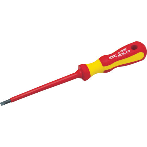 KTC Insulated screwdriver minus 5.5 x 125 non-penetrating type MDEZA-5 1 piece