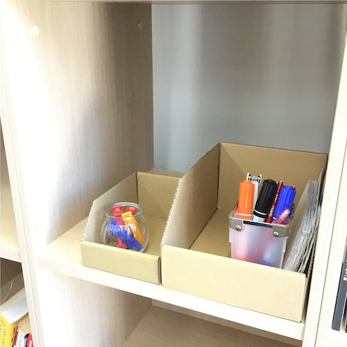 TRUSCO 골판지 T형 컨테이너 내부 치수 183X263X135 T5-DB 1개