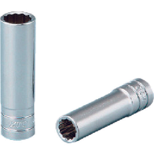 KTC 6.3 sq. deep socket (12-sided) pack, cardboard type, 6.35 mm socket, B2L-13 bag, B2L-13W-S, 1 piece