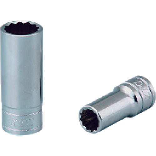 KTC 9.5sq.セミディープソケット(十二角)パック・台紙仕様 差込角9.5mm B3M−14W袋入り B3M-14W-S 1 個
