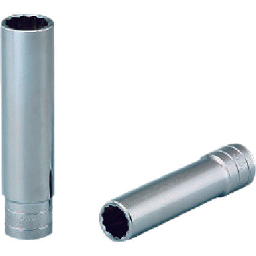 KTC 12.7sq. 딥 소켓(십이각) 팩・대지 사양 삽입각 12.7mm B4L-25봉투들이 B4L-25W-S 1개