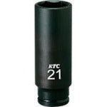 KTC 9.5sq.インパクトレンチ用ソケット(ディープ薄肉) 対辺寸法21mm 差込角9.5mm BP3L-21T 1 個