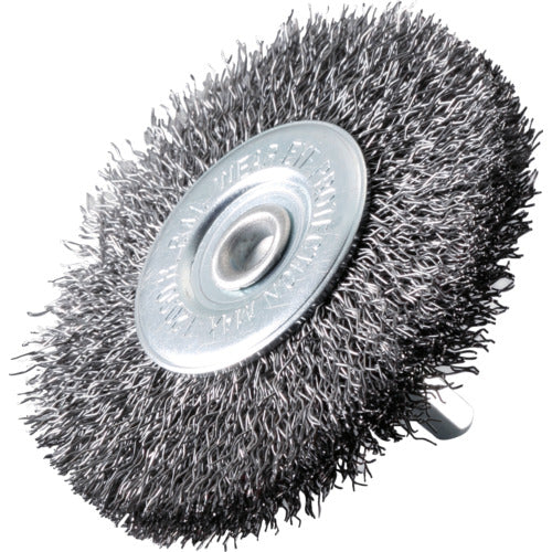 RELIEF Hexagonal Shaft Wheel Brush Steel Wire φ75mm 33157 1 pc