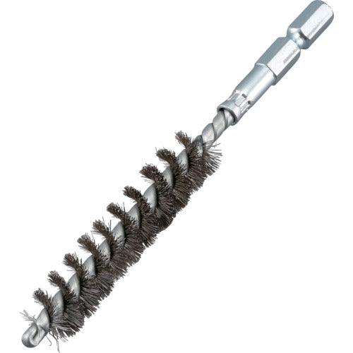 RELIEF Hexagonal Shaft Twist Brush Stainless Steel Wire φ13mm 33221 1 pc
