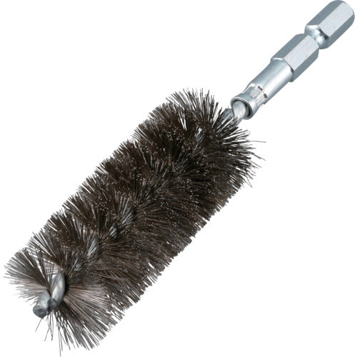 RELIEF Hexagonal Shaft Twist Brush Stainless Steel Wire φ25mm 33224 1 pc