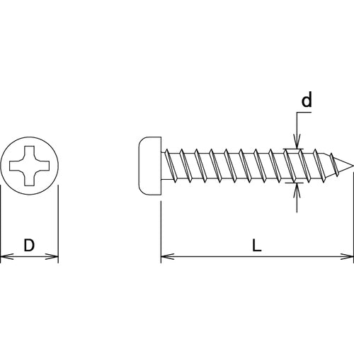 DAIDOHANT HP Stainless Steel Tapping Pot 4x40 6 Pieces 10183654 1 PK