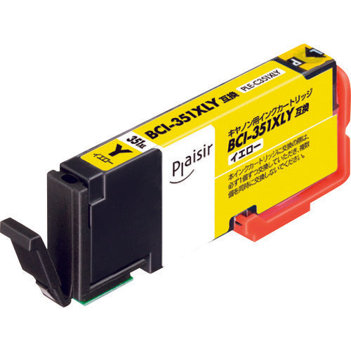 エレコム プレジール キヤノン BCI−351XLY対応 イエロー PLE-C351XLY 1 本