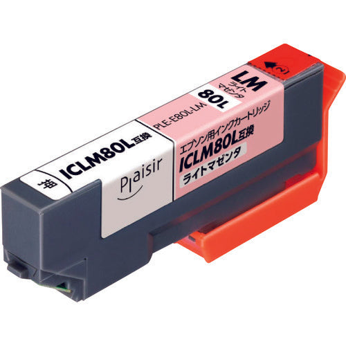 ELECOM Plaisir Compatible with EPSON ICLM80L Light Magenta PLE-E80L-LM 1 unit