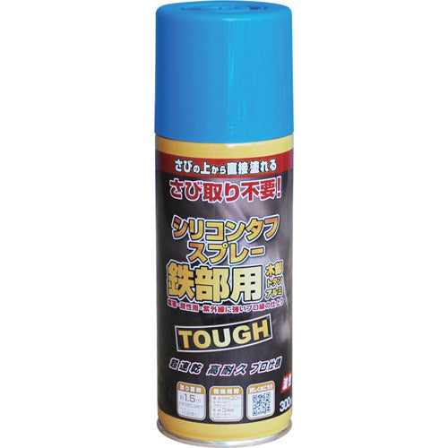 ニッぺ 油性シリコンタフスプレー 300ml スカイブルー 228T010−300 4976124218880 1 本