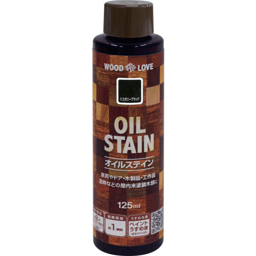니페 유성 오일 스테인 125ml S 흑단 블랙 300N065-125 4976124517044 1 개