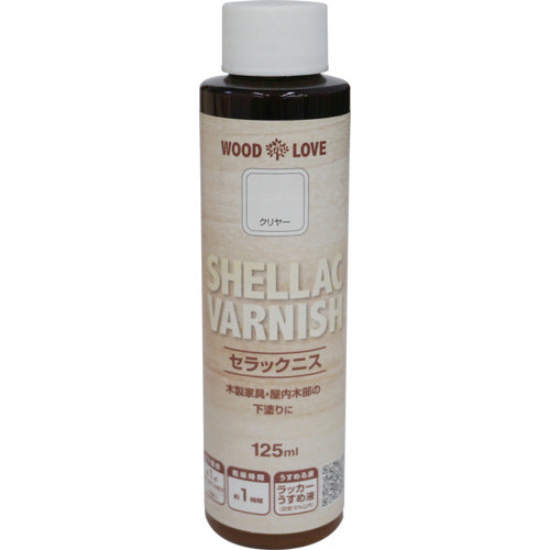 ニッぺ セラックニス 125ml クリヤー 300N101−125 4976124516955 1 本