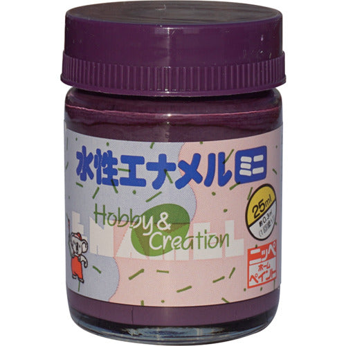 ニッぺ 水性エナメルミニ 25ml バイオレット HSB024−25 49365535 1 個