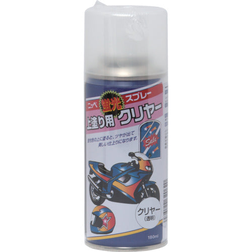 Nippon Paint Fluorescent Spray 180ml Clear Topcoat HWQ010-180 4976124320620 1 bottle