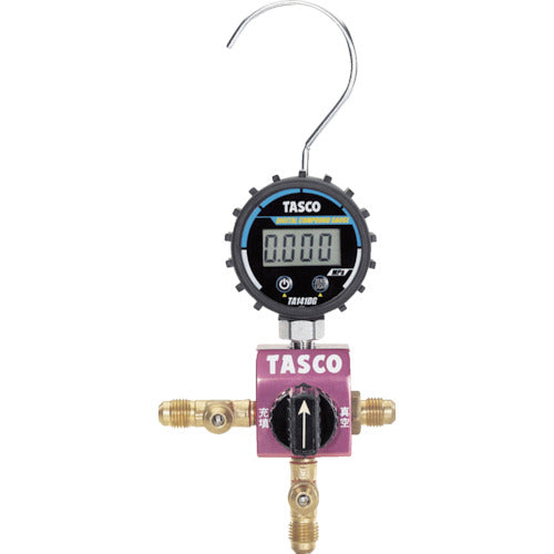 타스코 볼 밸브식 디지털 싱글 매니폴드 키트 TA123DG-1 1 S