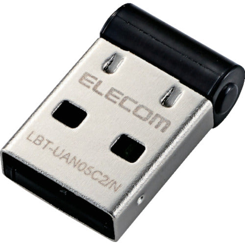 ELECOM Bluetooth USB Adapter (Class 2) Black LBT-UAN05C2/N 1 piece