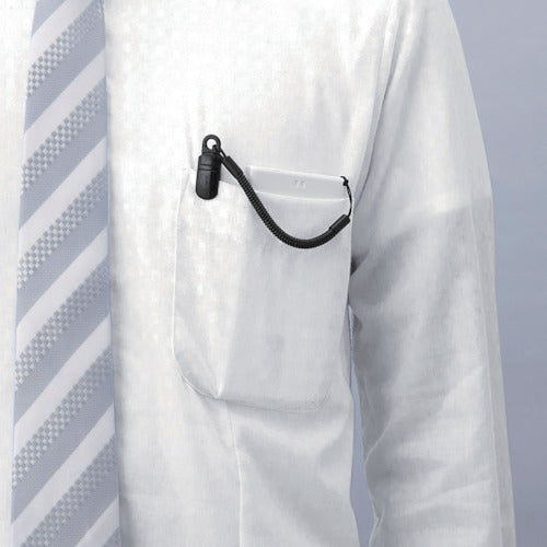 エレコム スマートフォン用クリップ(樹脂)ストラップ 50cm ブラック P-STCP50BK 1 個