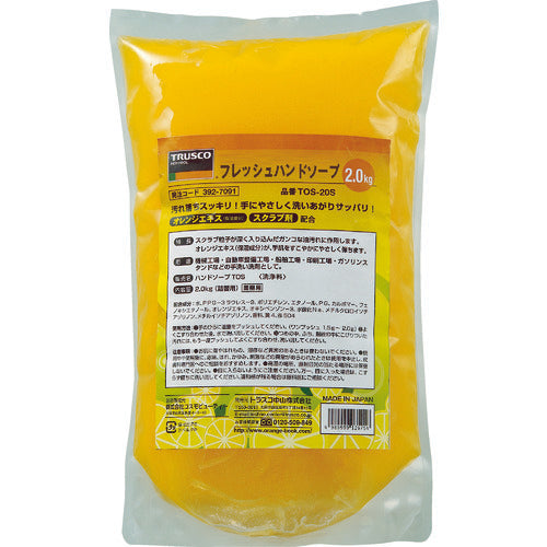 TRUSCO 신선한 핸드 비누 ECO 2.0L 리필 TOS-ECO-20S 1 개