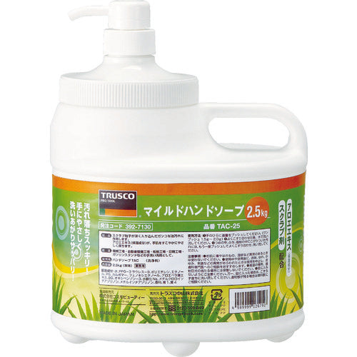 TRUSCO 마일드 핸드 비누 ECO 2.5L 본체 TAC-ECO-25 1개