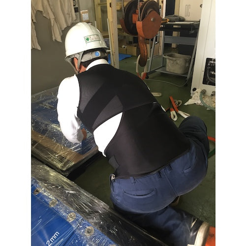 アルファ技研 サポートウェア “ルフトベスト” LLサイズ ブラック LV-LL 1 着