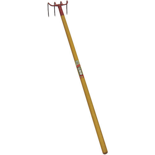 Kinzo Wooden Handle Potato Hawk with 4 Prongs 031035 1 Piece