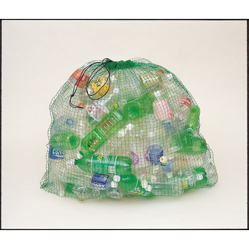 GS 分別ネット袋(緑)口ひも付き 7681 1 個