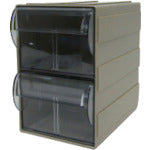 サカセ ビジネスカセッター Sタイプ単体 W125×D192×H186 引出し2個 S-322 1 個
