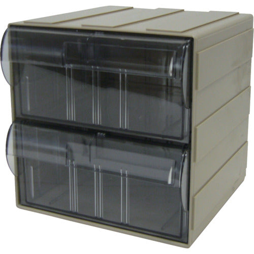 SAKASE Business Cassette S-Type Single Unit W186 x D192 x H186 2 Drawers S-332 1 Unit